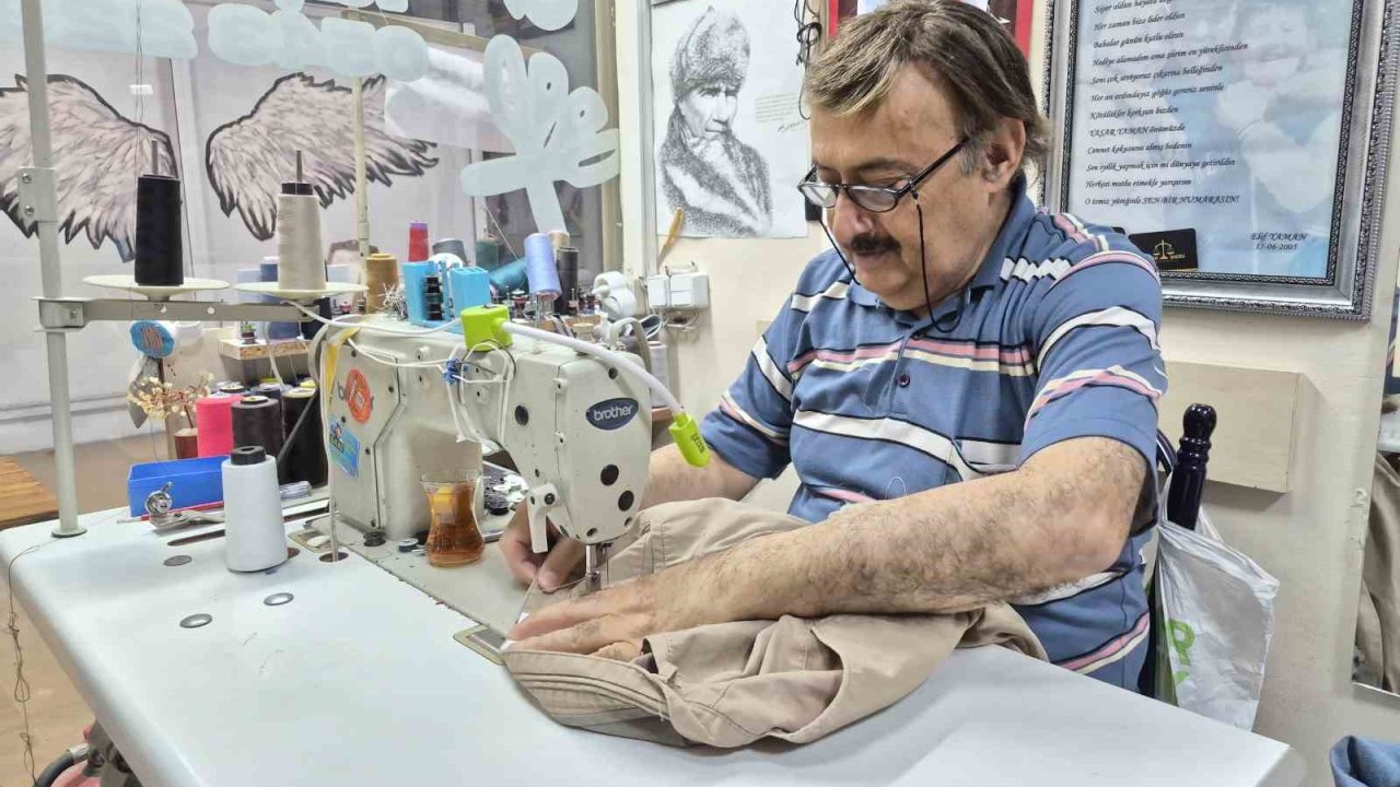 Yılların terzisi kıyafet dikimi yapmayı bırakıp sadece tadilat yapmaya başladı