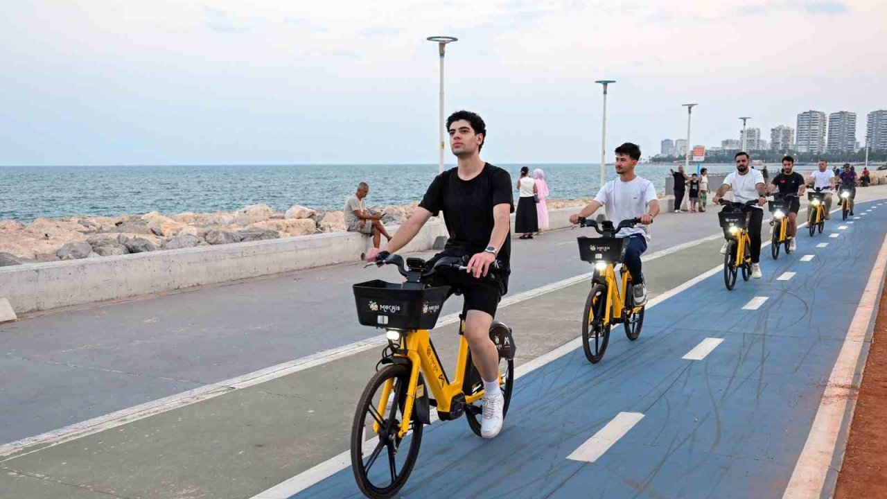 Mersin’de elektrikli bisiklet kullanımı 150 bini aştı