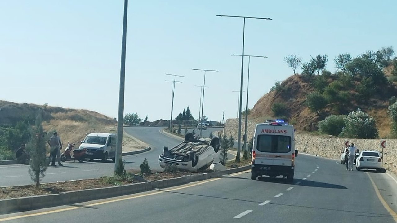 Otomobil takla attı: 1 yaralı