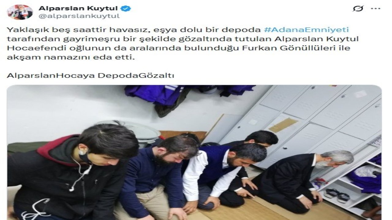 ’Kuytulcular’ üyelerinden namazda ‘selfie’