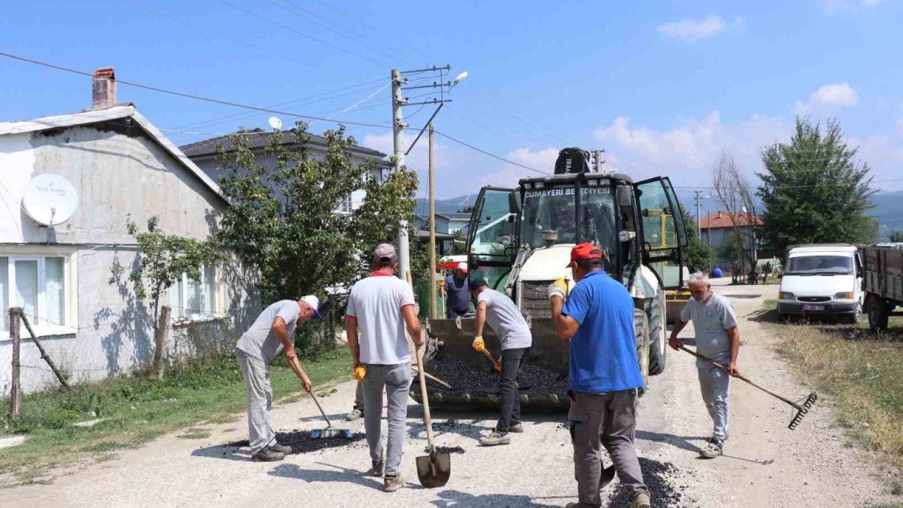 Cumayeri’nde sokaklar yenileniyor