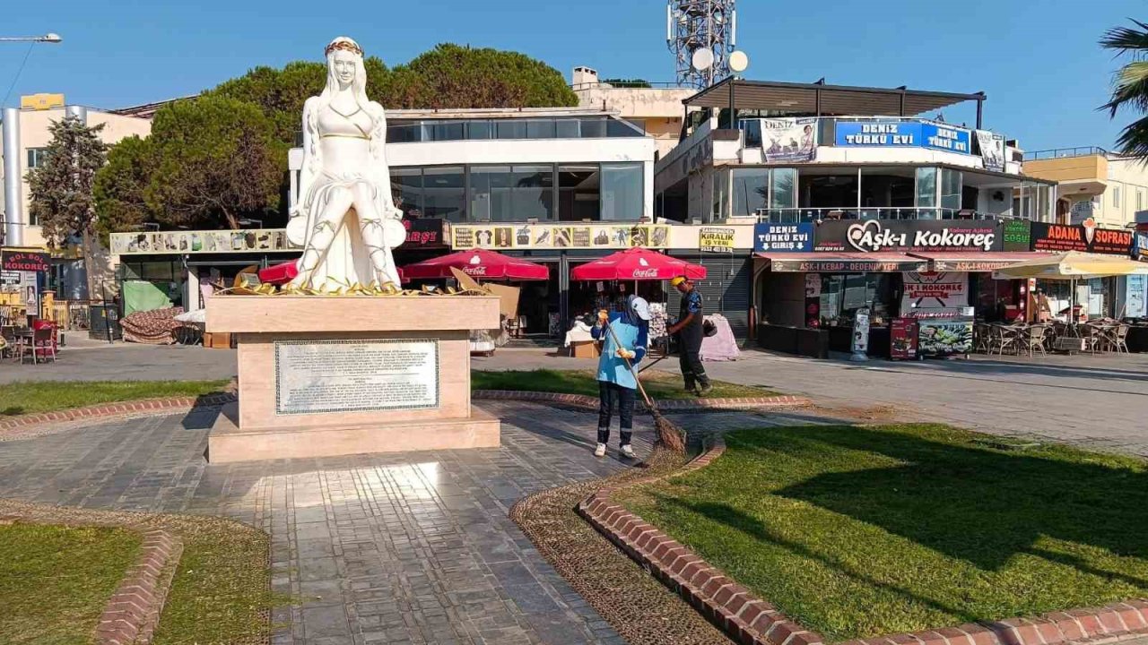 Didim Belediyesi yeşil alanlarda bakım ve düzenleme çalışmalarını sürdürüyor