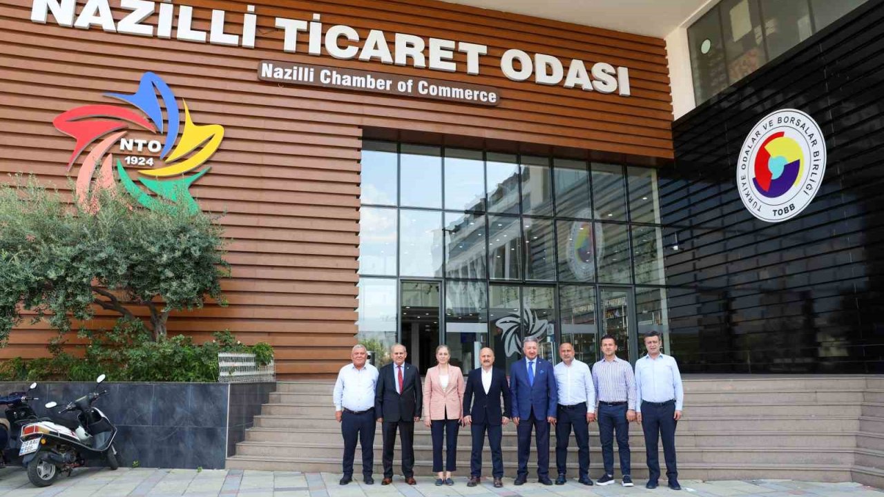 Vali Varol Nazilli Ticaret Odası’na iade-i ziyarette bulundu