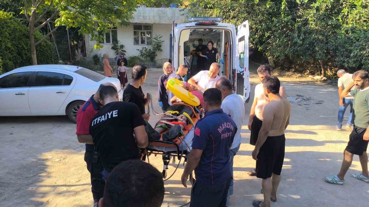 Mardin’de kayalıklardan düşen bir kişi yaralandı