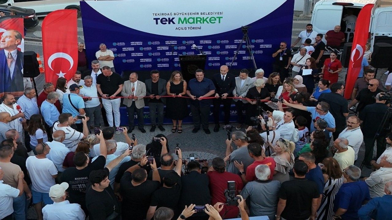 Belediyenin market projesinin 8’inci şubesi Marmaraereğlisi’nde açıldı