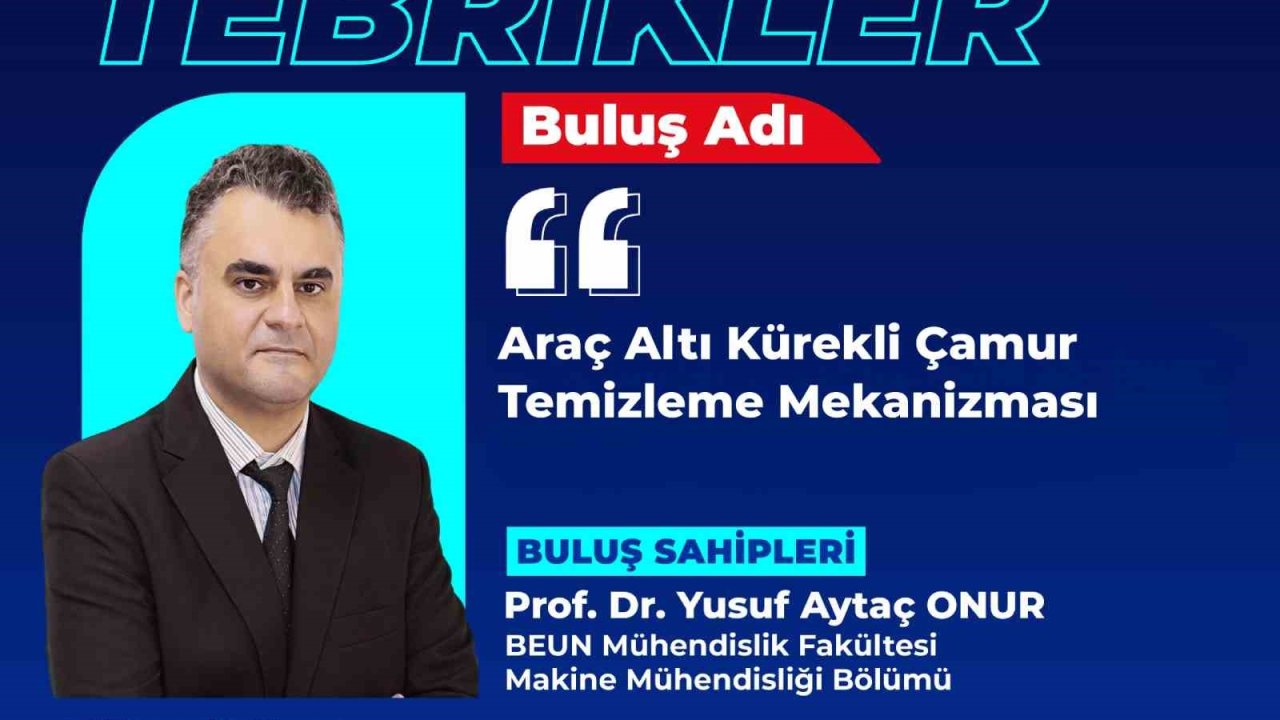 BEUN Mühendislik Fakültesinde geliştirilen yenilikçi buluş patent almaya hak kazandı