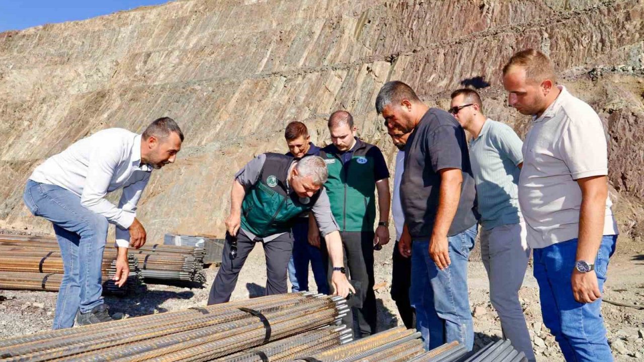 DSİ Bölge Müdürü Yavuz, Erzincan Ballı Barajı ve Sulama Şantiyesini inceledi