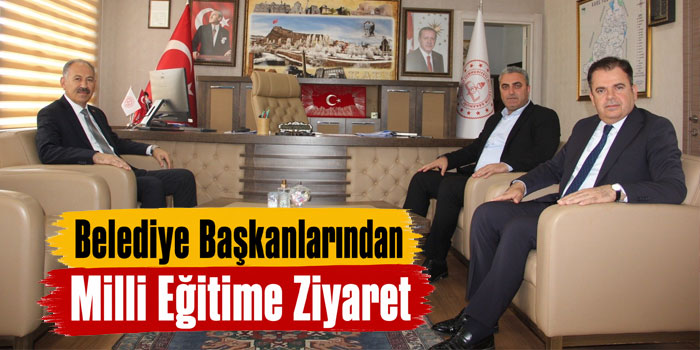 Kars İl Milli Eğitim Müdürü Munis’e Belediye Başkanlarından Ziyaret