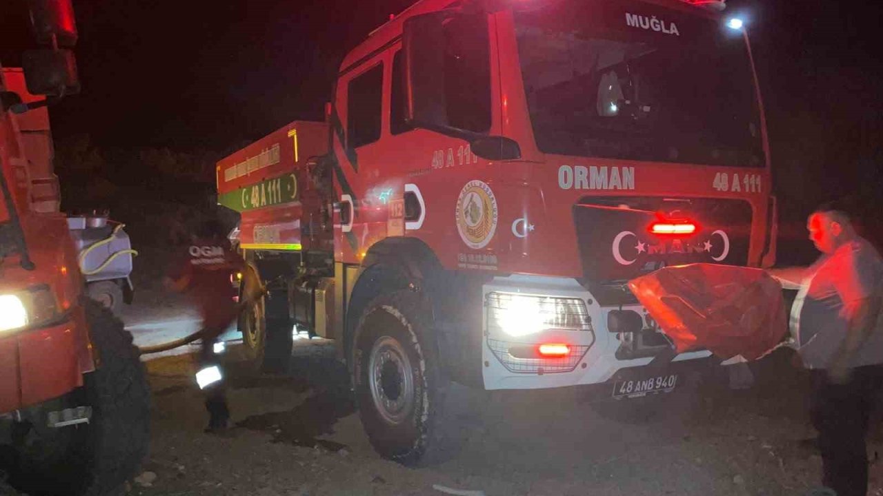 Marmaris’teki orman yangını kontrol altına alındı