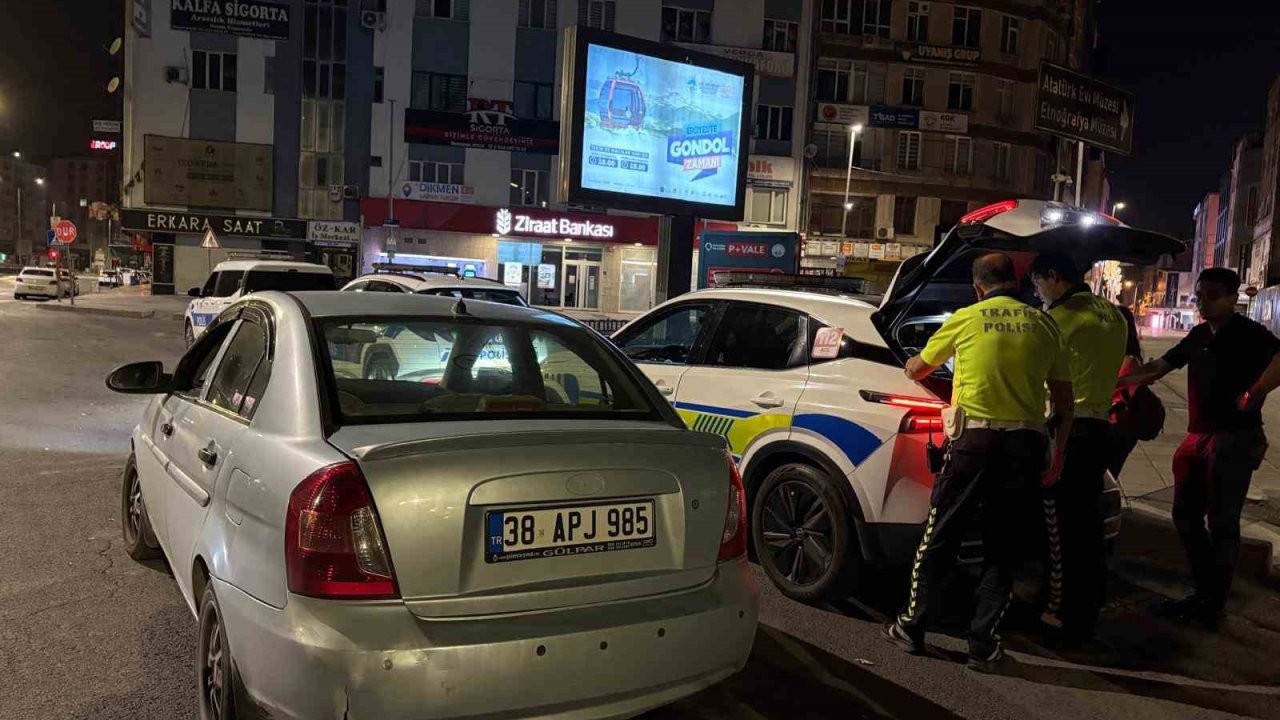 Kayseri’de korsan taksicilik yapan sürücüye 100 bin TL para cezası