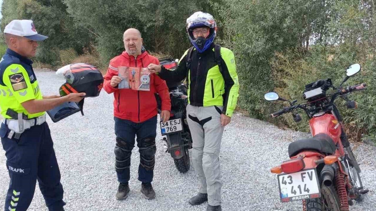 Kütahya’da motosiklet ve motorlu bisiklet sürücülerine yönelik özel denetim