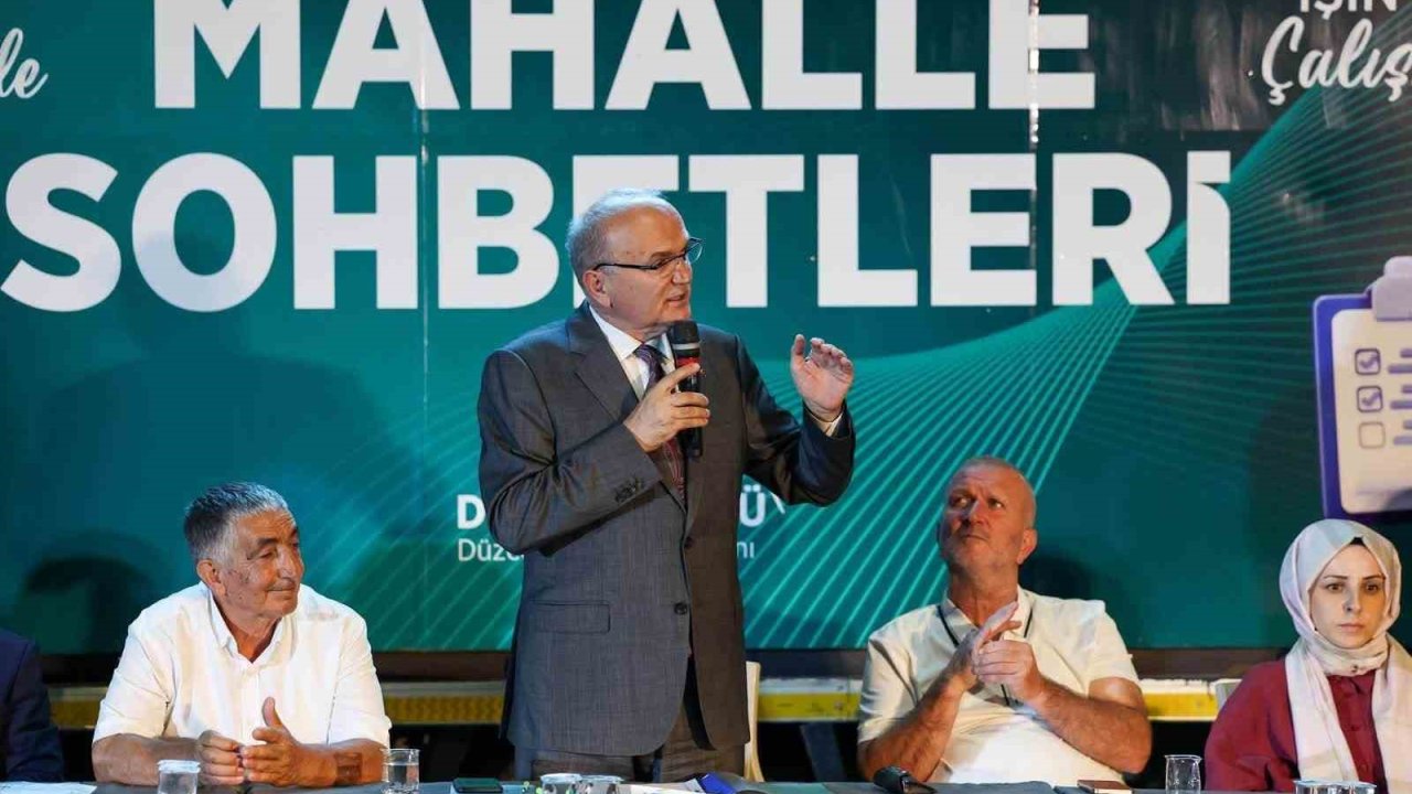 Başkan Özlü "Seçimde değil her zaman vatandaşlayız"