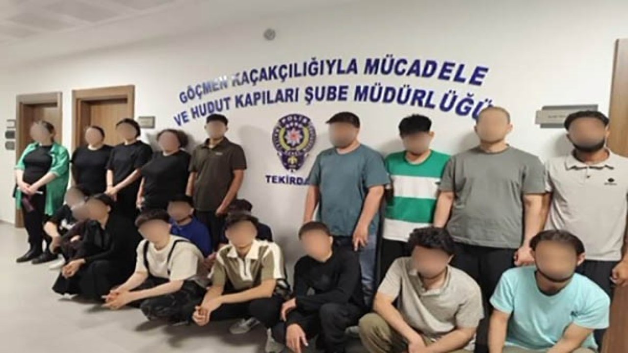 Kamyonette 19 düzensiz göçmen yakalandı: Sürücü tutuklandı