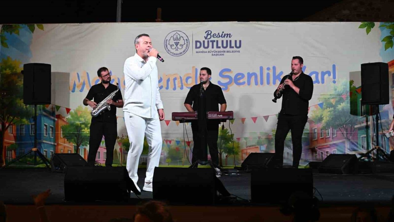 Manisa Büyükşehir’den mahallelerde şenlik coşkusu
