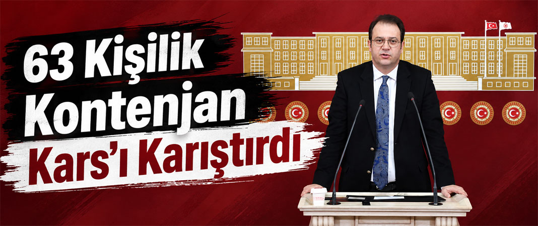 CHP Kars Milletvekili İnan Akgün Alp’ten Kars’ın 63 Kişilik Kontenjanına Tepki