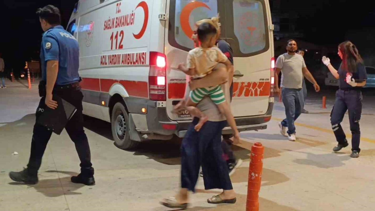 Tüfekten çıkan saçma baba ve 4 yaşındaki oğluna isabet etti