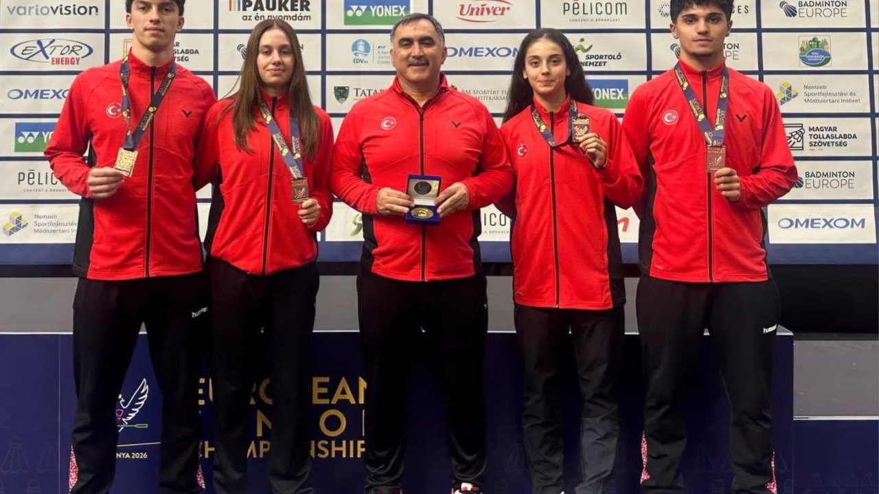 Erzincanlı milli sporcular Avrupa üçüncüsü olan Türkiye’nin gururuna ortak oldu