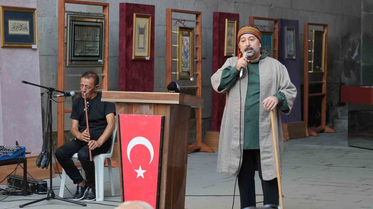 Erzurum’da Festivalin sekizinci günü, edebiyattan tiyatroya uzandı