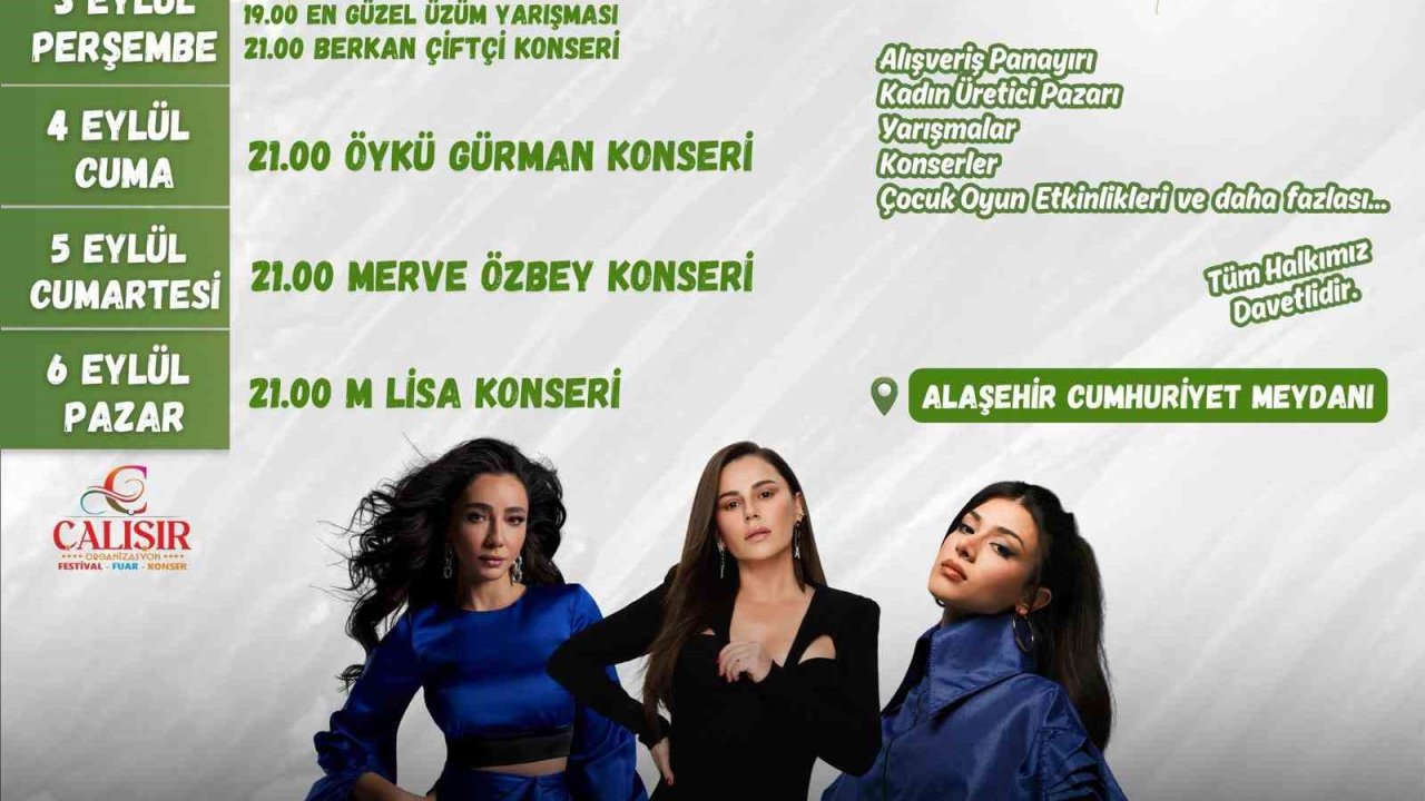 Alaşehir’de festival coşkusu başlıyor