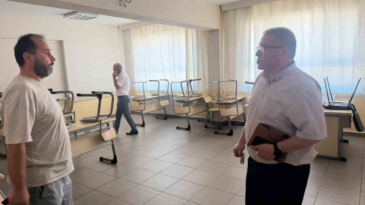 Karacasu’da okullar yeni eğitim yılına hazırlanıyor