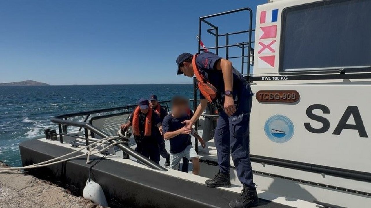 Bozcaada açıklarında gemide rahatsızlanan personelin tıbbi tahliyesi gerçekleştirildi