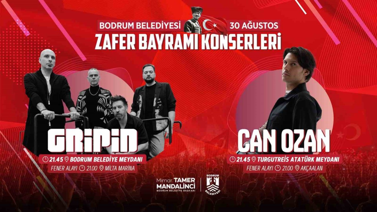 Bayram coşkusu Gripin ve Can Ozan’la yaşanacak