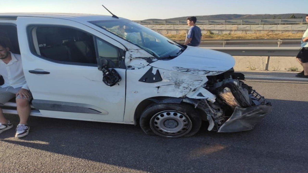 Bursa’da 5 araçlı zincirleme kaza: 1 yaralı