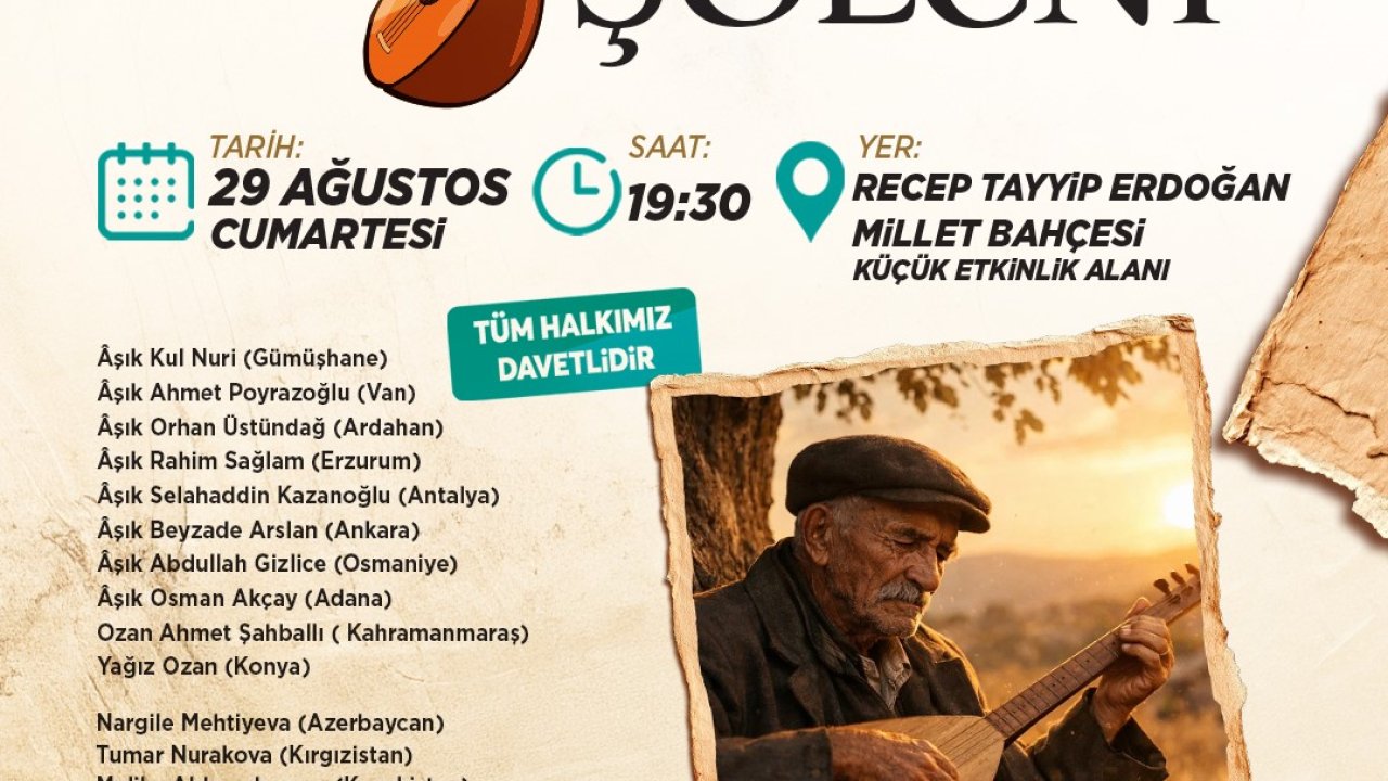 Büyükşehir ile Türk dünyasının aşık geleneği buluşuyor