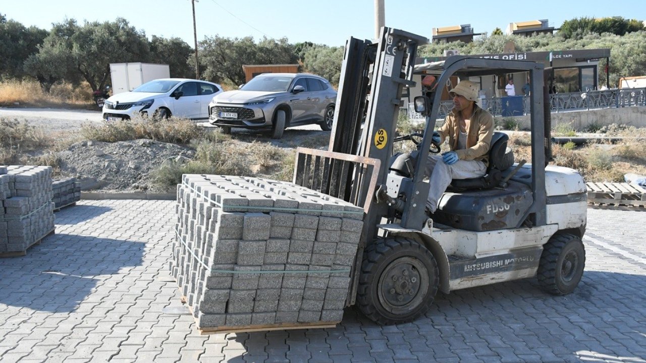 Kuşadası Belediyesi’nden Deirmendere’ye 6 bin metrekarelik yol
