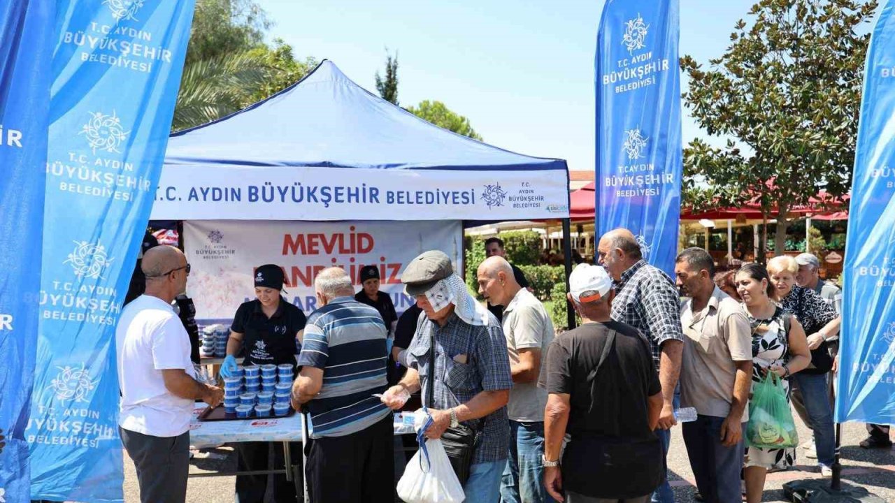 Aydın Büyükşehir Belediyesi’nden Mevlid Kandili hayrı