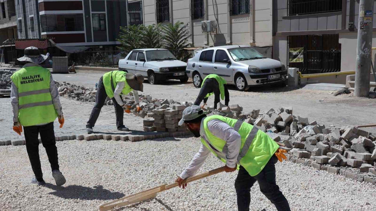 Haliliye’de sokaklar yenileniyor