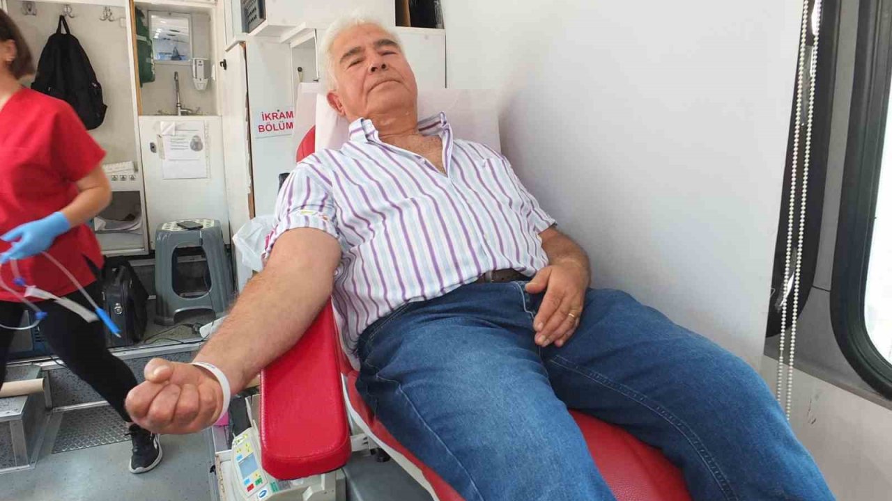 Burhaniye’de aşırı sıcaklar kan bağışını olumsuz etkiledi