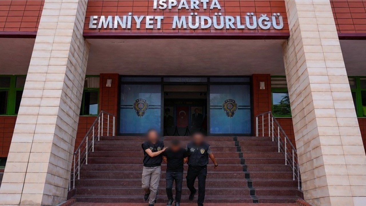 Isparta’da 20 yıl 9 ay 12 gün hapis cezasıyla aranan şahıs yakalandı