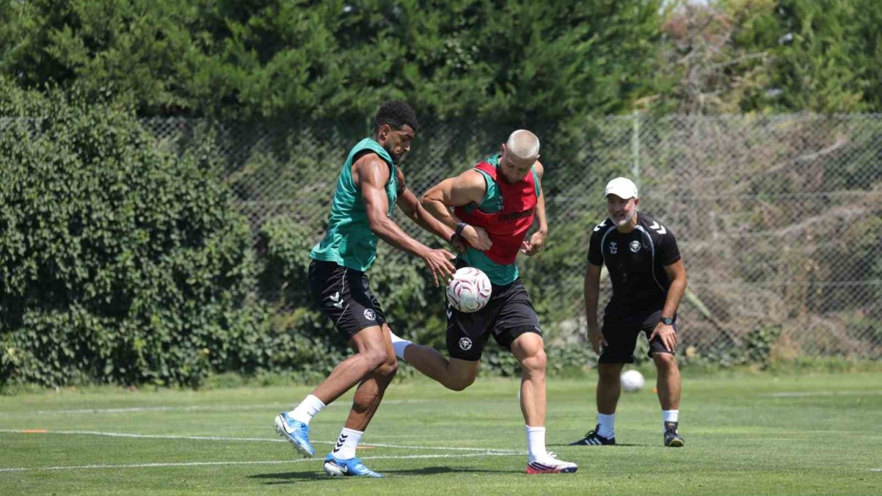 Konyaspor, Kocaelispor maçı hazırlıklarını sürdürüyor