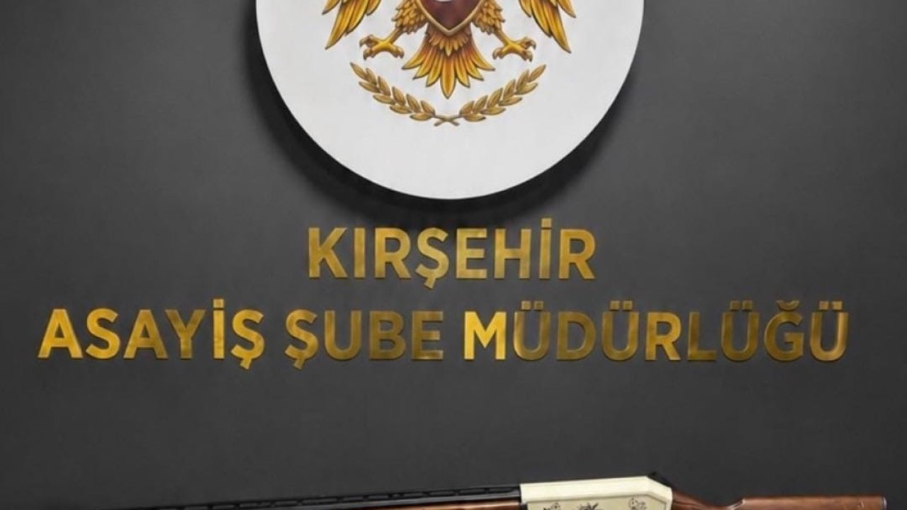 Kırşehir’de ruhsatsız tabanca ve av tüfekleri ele geçirildi