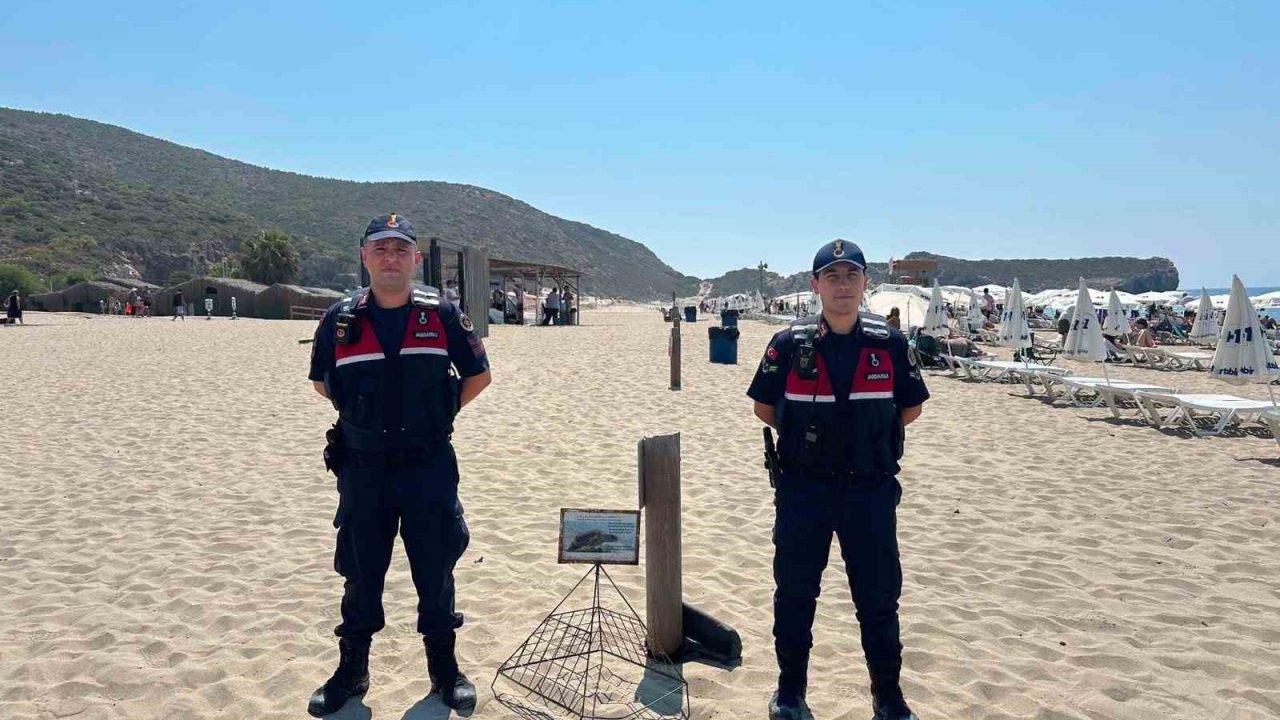 Kaş’ta Caretta Caretta yuvalama alanları jandarma korumasında