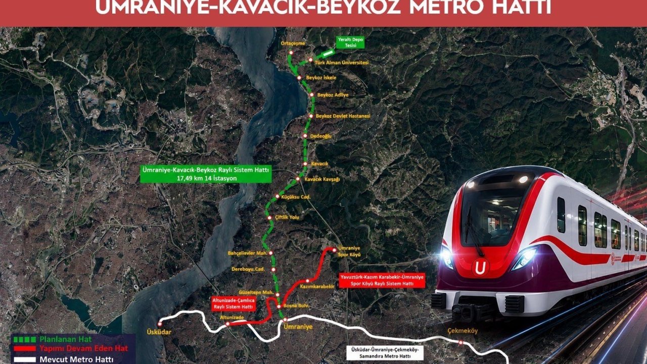 Kavacık Kavşağı’ndaki trafik düğümüne çözüm: İlk etap çalışmaları başlıyor