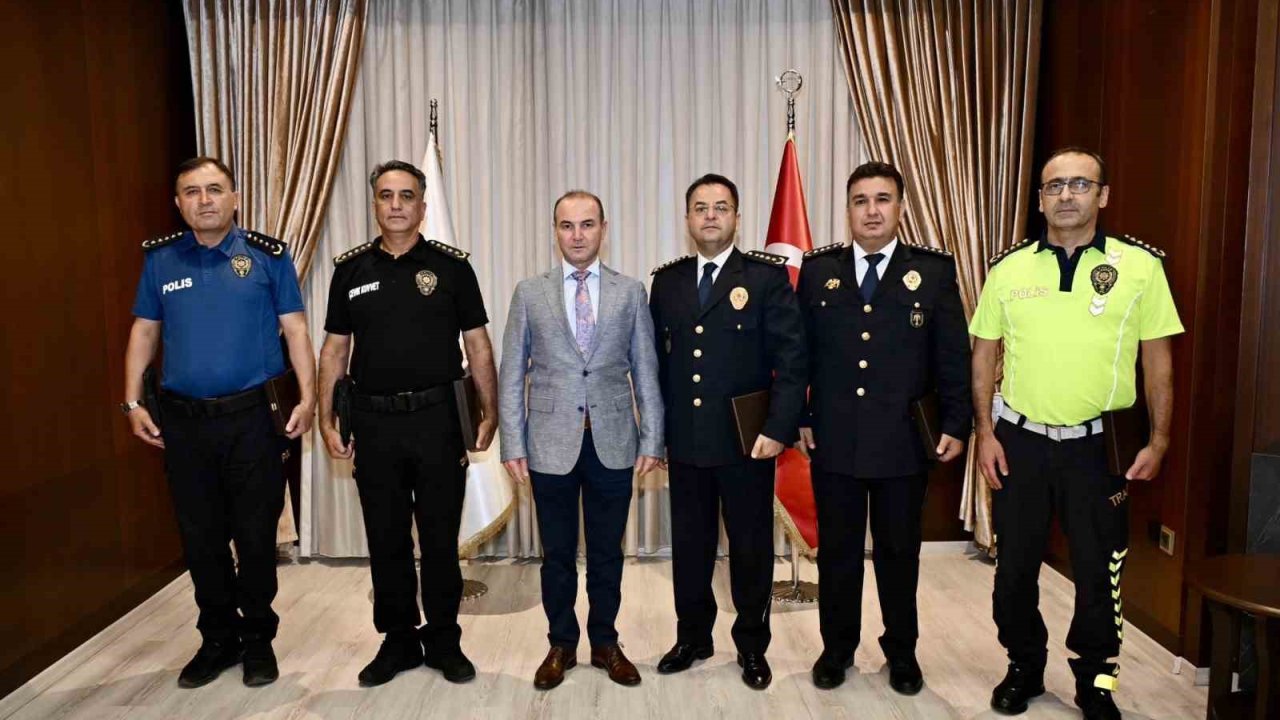 Denizli İl Emniyet Müdürlüğünde terfi heyecanı yaşandı