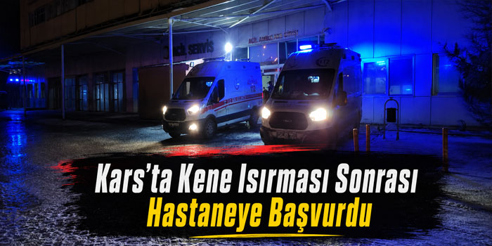 Kars’ta Kene Isırması Sonrası Hastaneye Başvurdu
