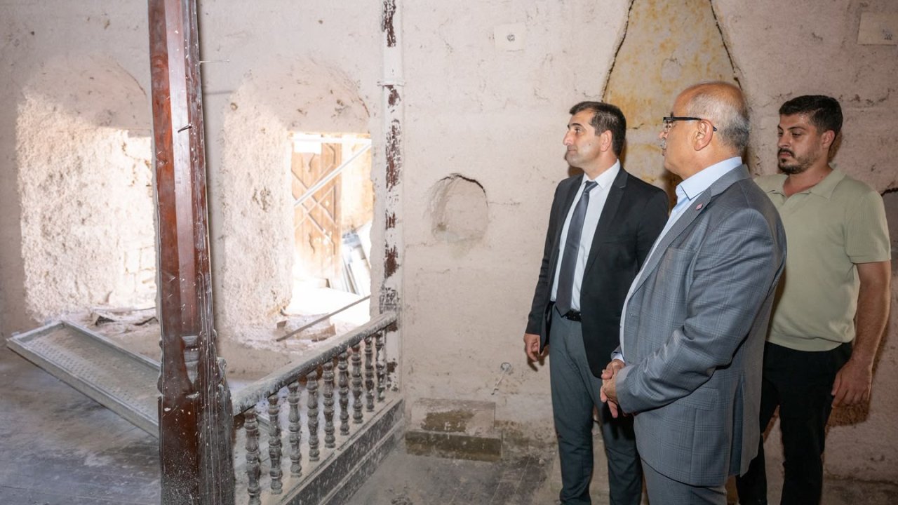 6 Şubat’ta hasar gören tarihi konak yeniden ayağa kaldırılıyor