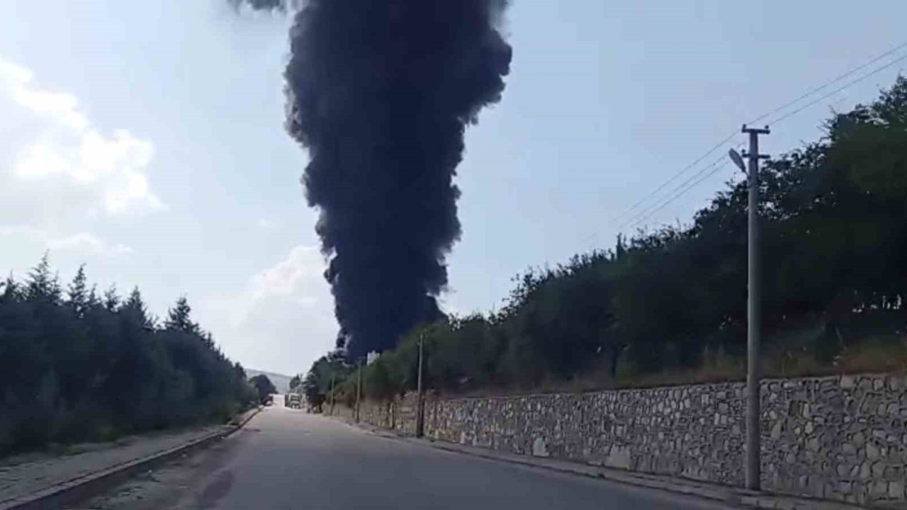 Elazığ’da fabrika yangını: Bölgeye çok sayıda ekip gönderildi