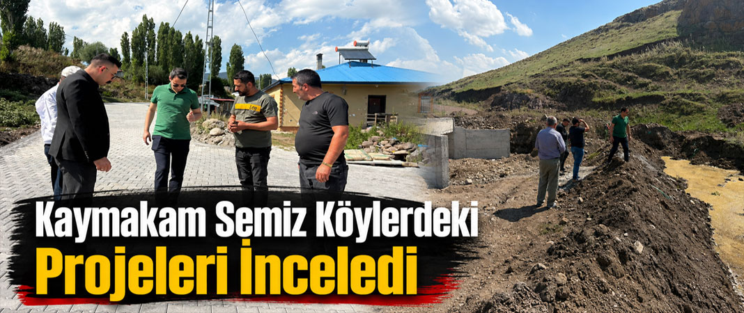 Selim’de KÖYDES Çalışmaları Yerinde İncelendi
