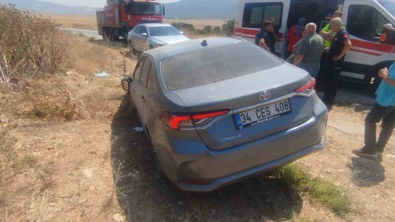 Bilecik’te otomobil yoldan çıktı: 1 yaralı