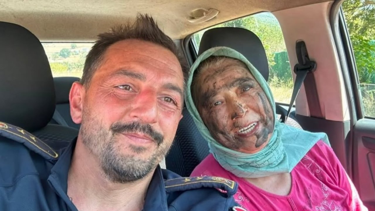 Hastalığını unuttu, alevlere koştu...65 yaşındaki Hanife Teyze alevlerin önüne geçti