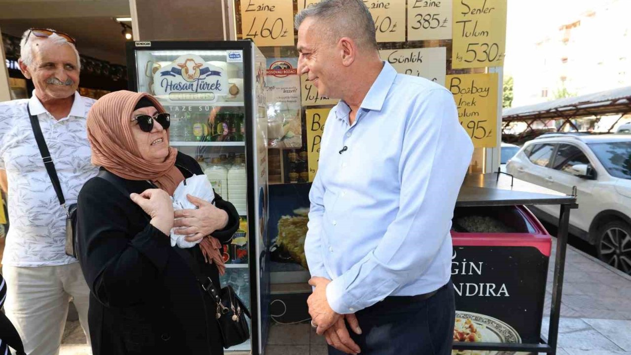 Başkan Şimşek Nişancıpaşa esnafının taleplerini tek tek dinledi