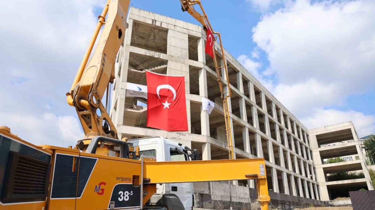 Spor Bilimleri Fakültesi’nin inşaat çalışmalarına yeniden başlandı