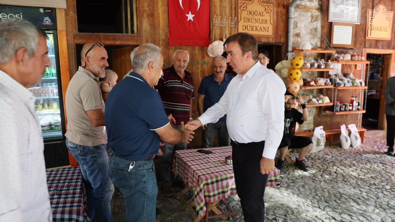 Vali Aydoğdu, Kemaliye’de Apçağa köyünü ziyaret etti