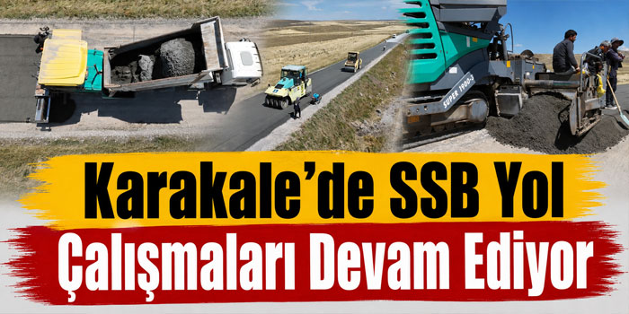 Digor Karakale’de 3,1 Kilometrelik Beton Yol Çalışması