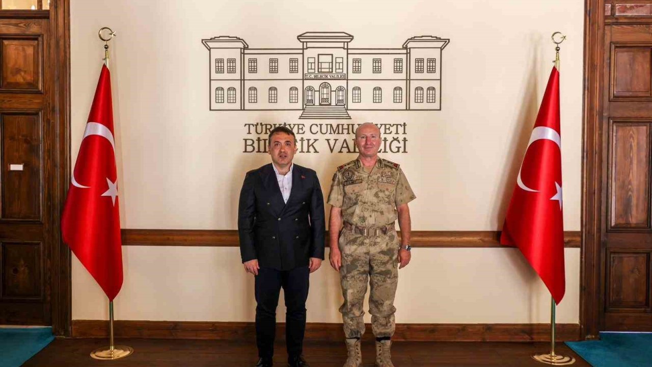 Jandarma Eğitim Komutanı İlbey’den Vali Sözer’e ziyaret
