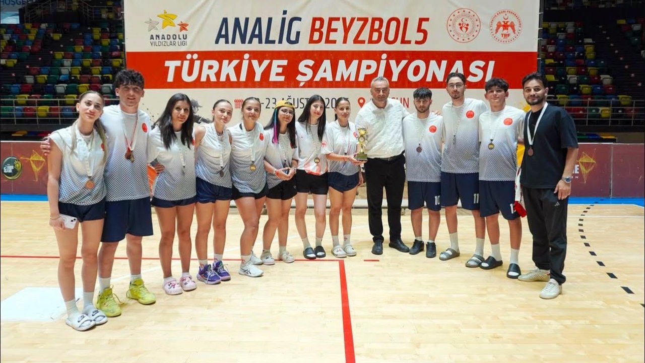 Kayseri, beyzbolda Türkiye dördüncüsü oldu